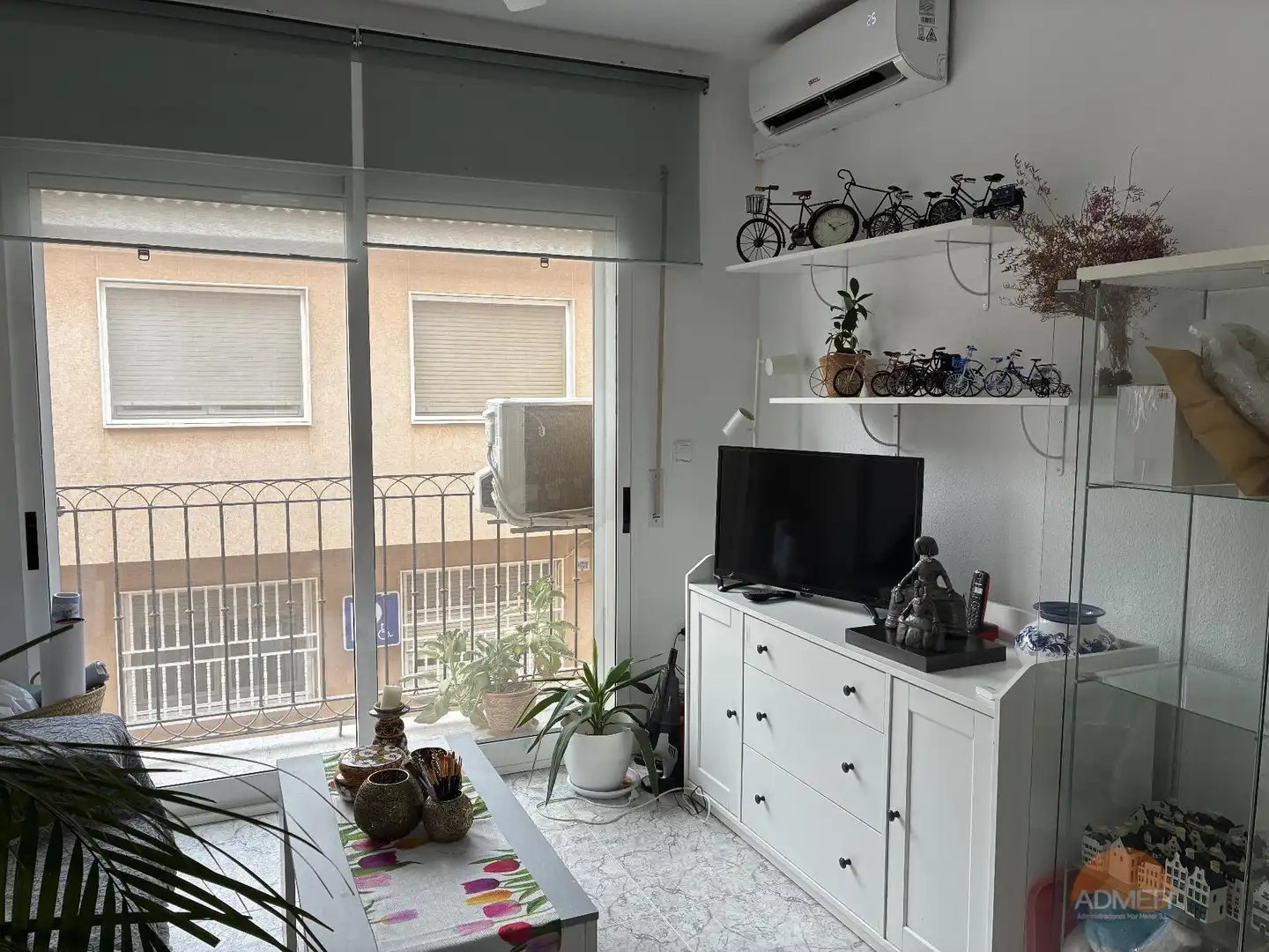 Balcony of Flat for sale in San Javier  with Air Conditioner, Storage room and Furnished