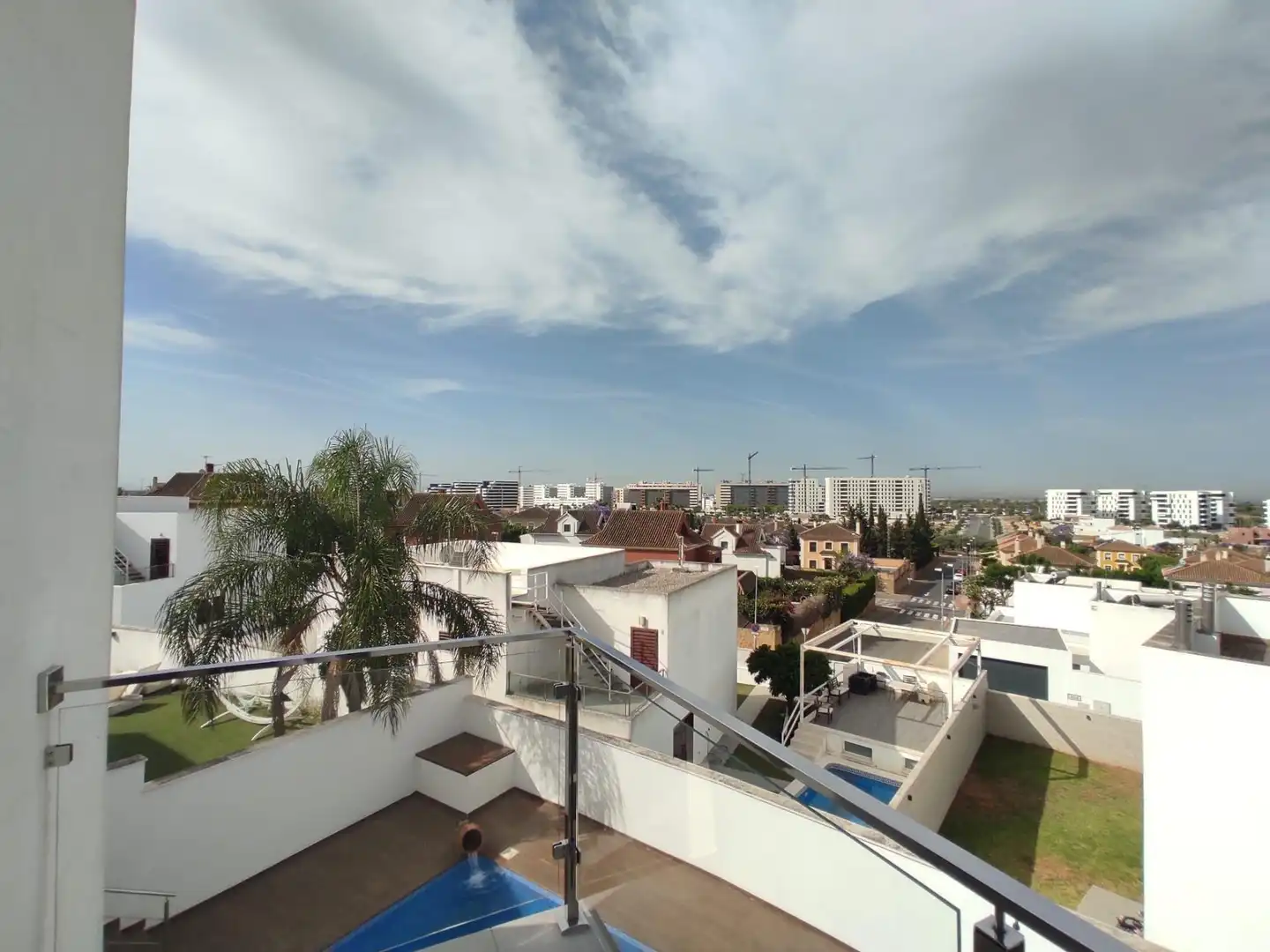 Terraza de Casa o chalet de alquiler en Montequinto con Aire acondicionado, Calefacción y Jardín privado