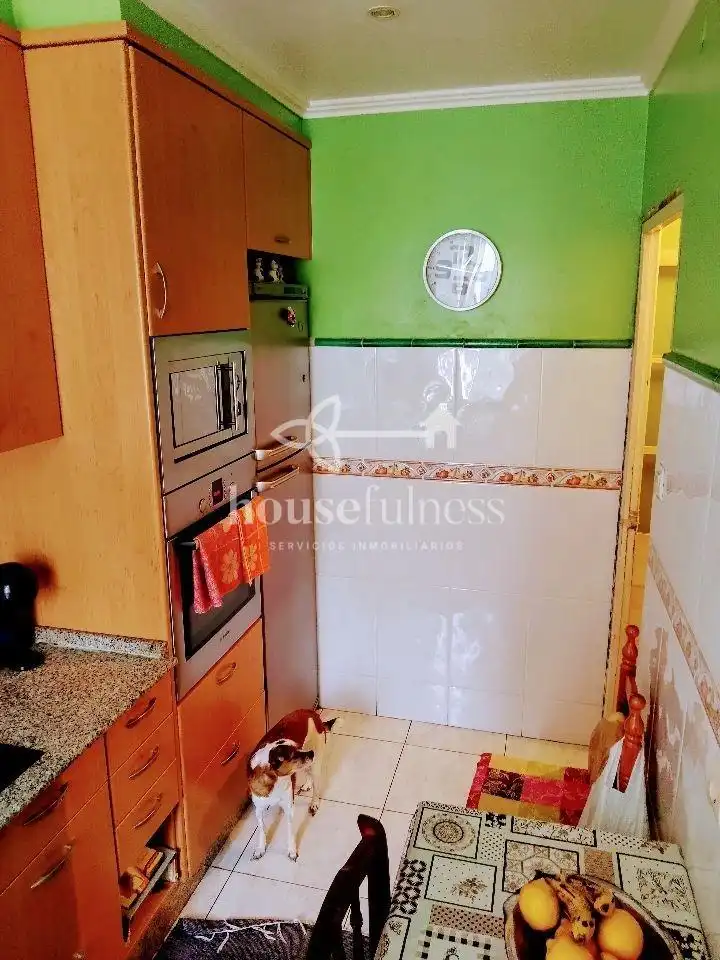 Kitchen of Flat for sale in Ferrol  with Heating and Furnished