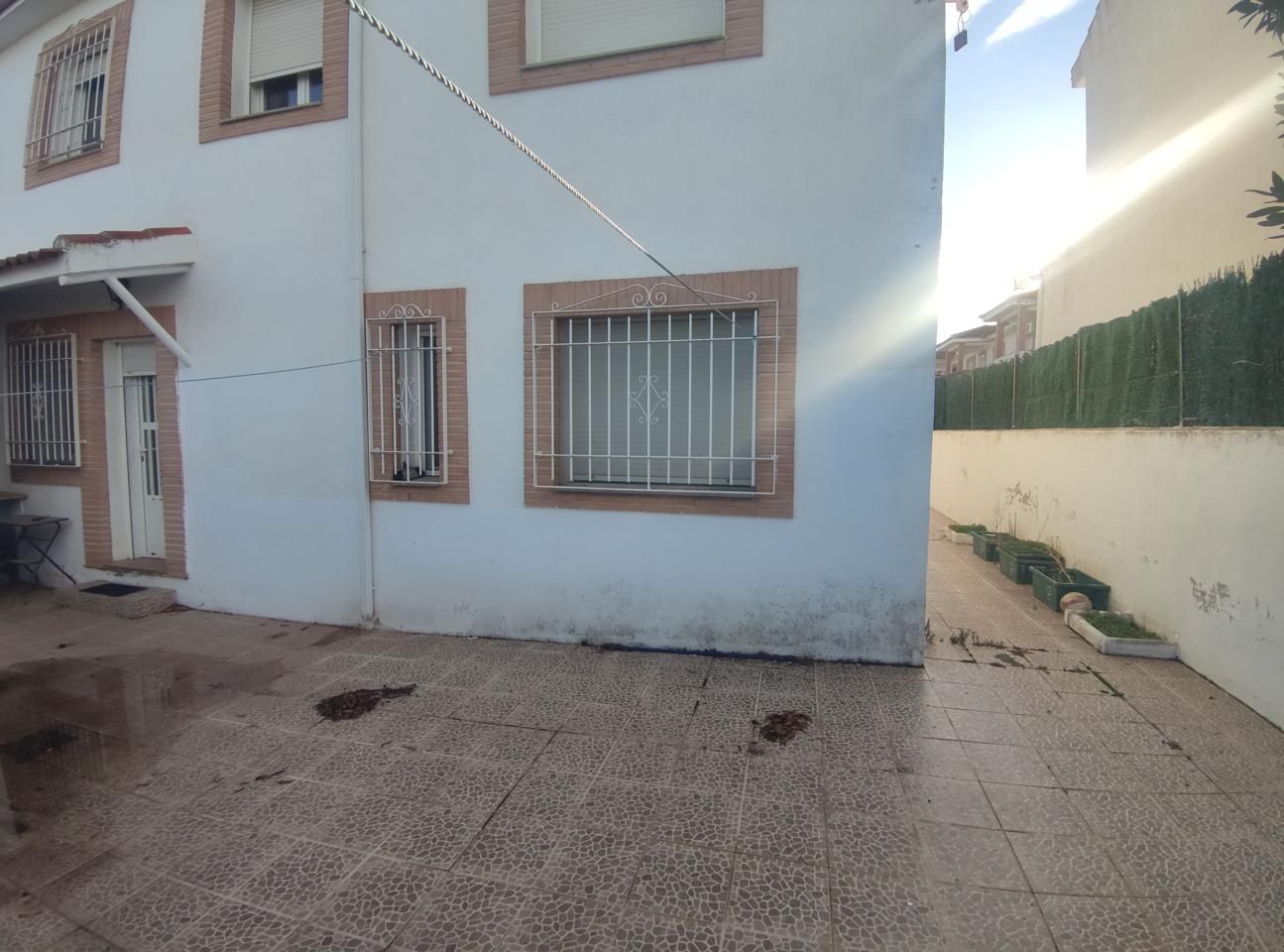 Exterior view of Single-family semi-detached for sale in Las Ventas Con Peña Aguilera  with Heating, Private garden and Terrace