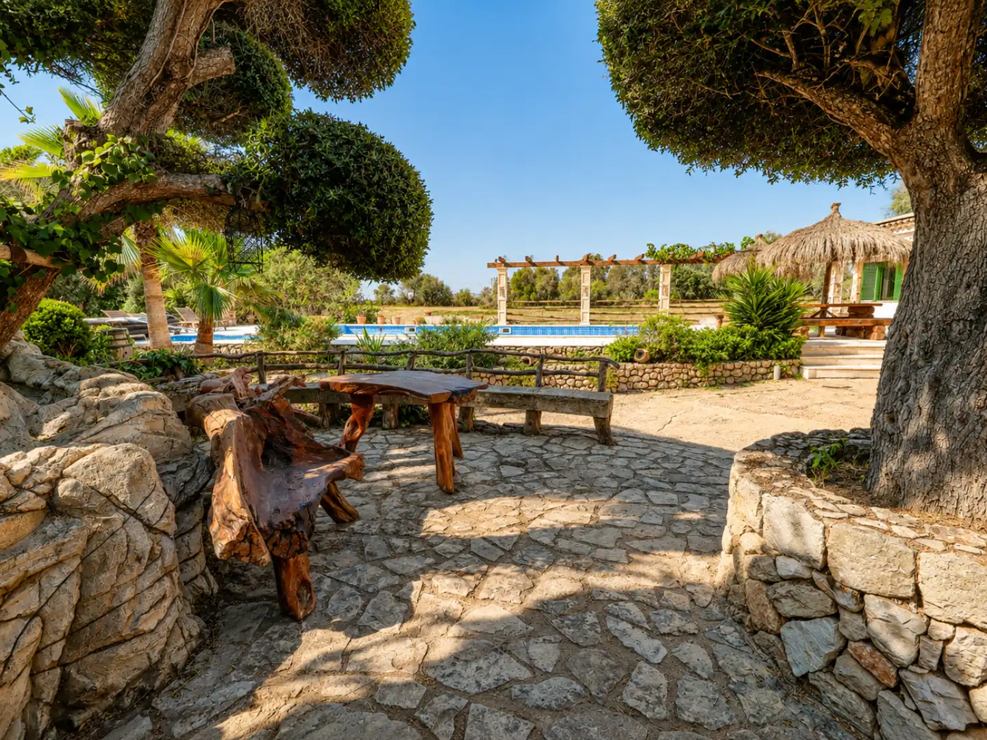 Terrasse von Haus oder Chalet zur Miete in Porreres mit Klimaanlage, Heizung und Terrasse