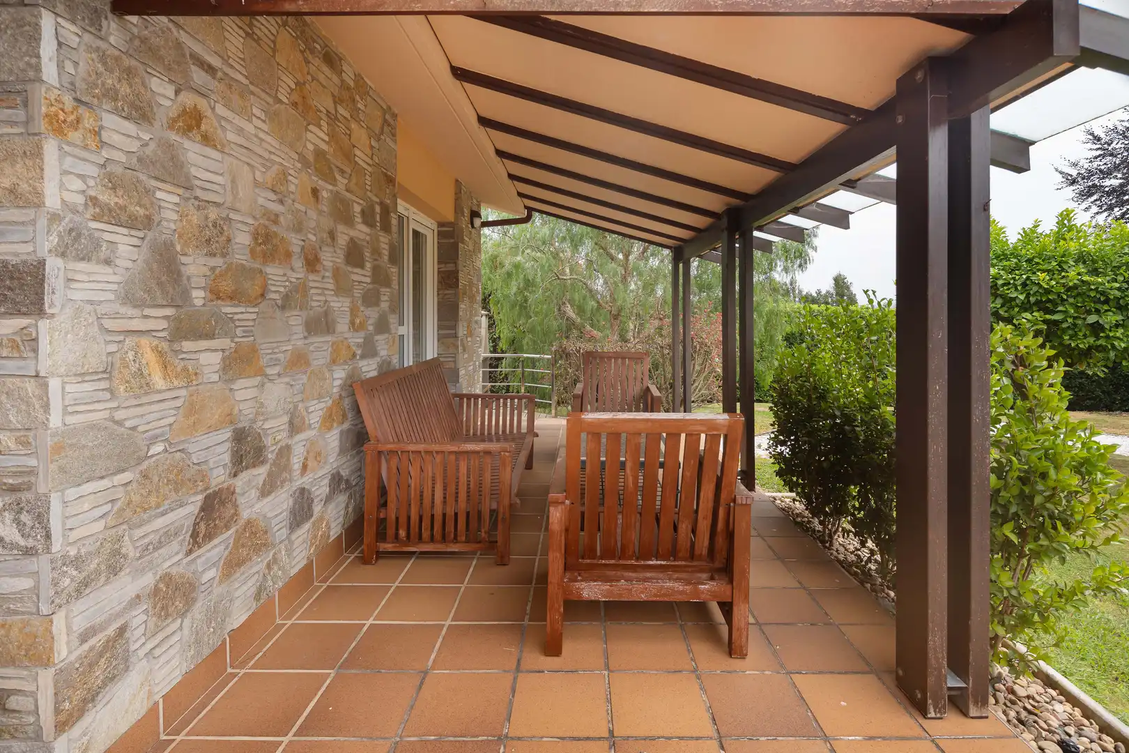 Terraza de Casa o chalet en venta en Sada (A Coruña) con Calefacción, Jardín privado y Piscina
