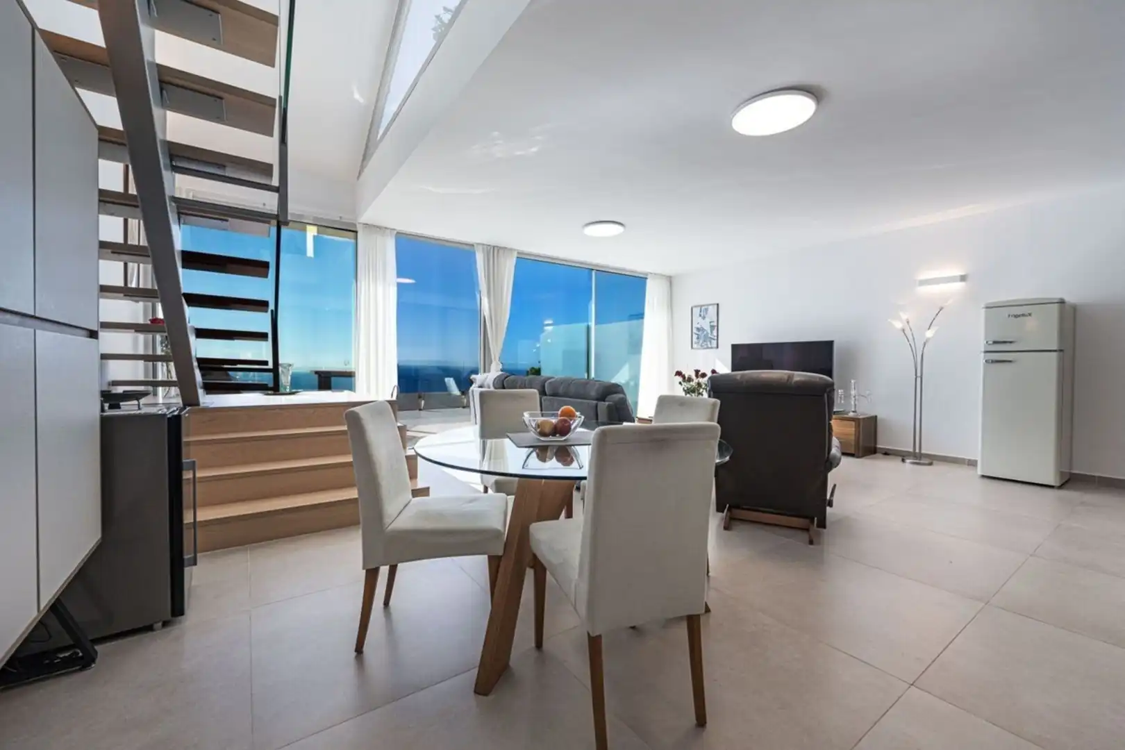 Sala d'estar de Àtic en venda en Benalmádena amb Aire condicionat, Calefacció i Terrassa