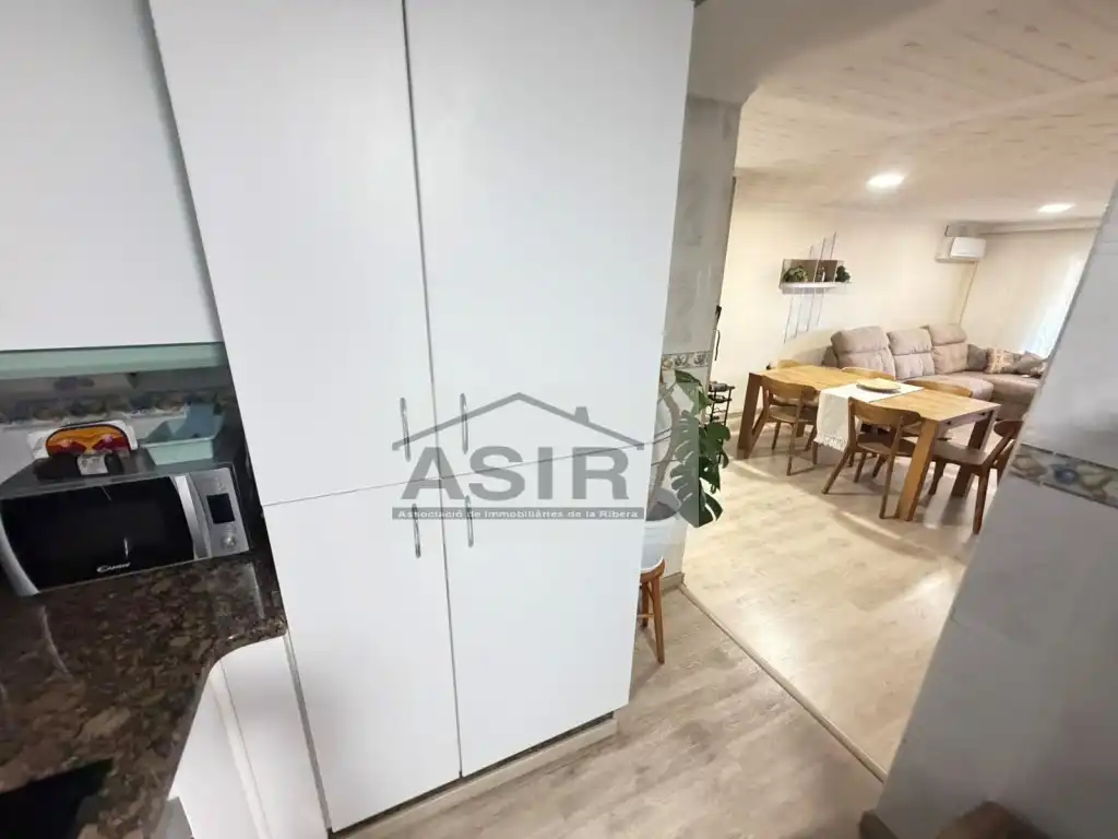 Cuina de Pis de lloguer en Alzira amb Aire condicionat i Terrassa