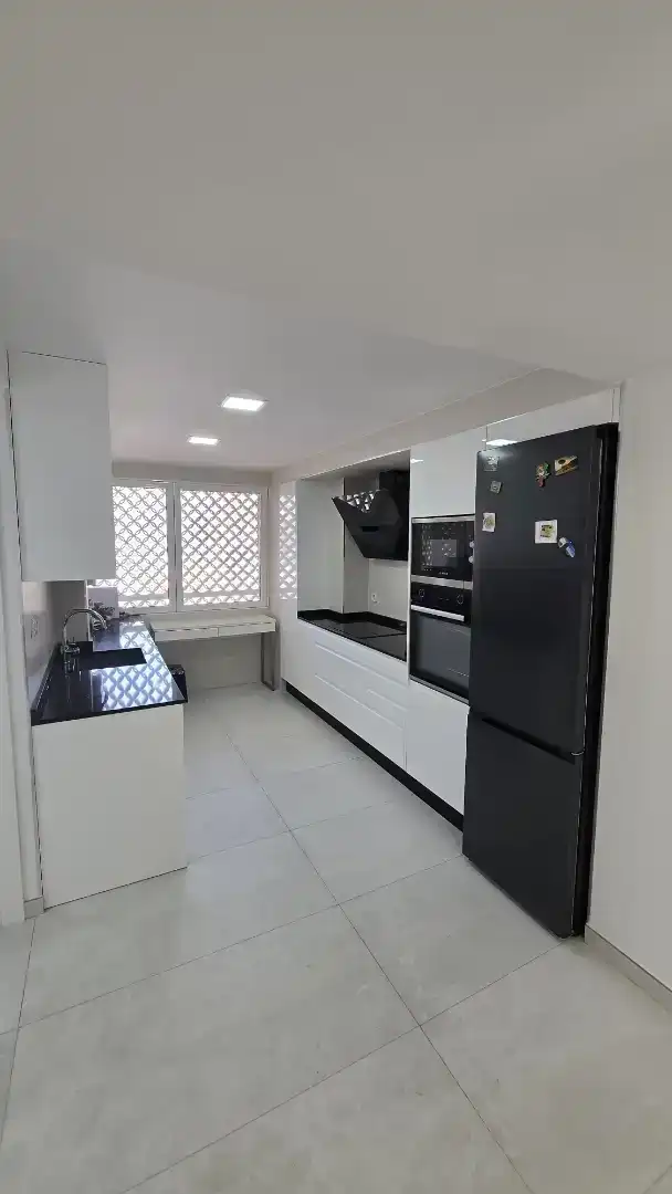 Kitchen of Flat for rent in El Campello  with Air Conditioner, Private garden and Swimming Pool