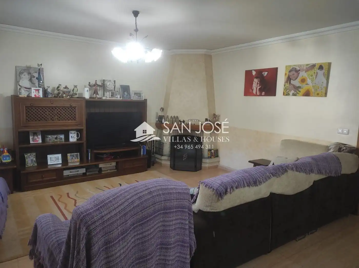Sala de estar de Casa o chalet en venta en Hondón de los Frailes con Calefacción, Terraza y Trastero