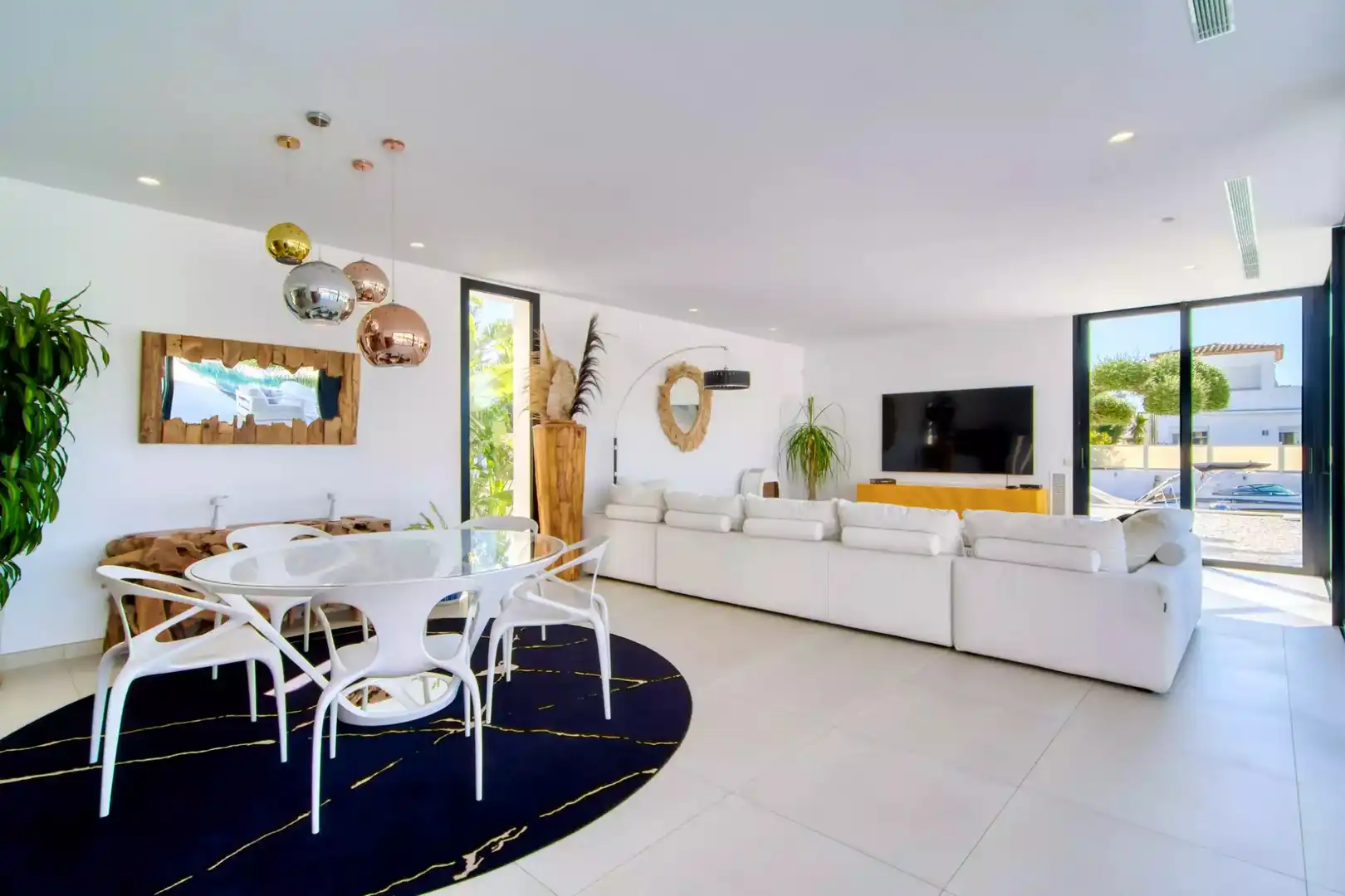 Sala de estar de Casa o chalet en venta en Empuriabrava con Aire acondicionado, Calefacción y Terraza