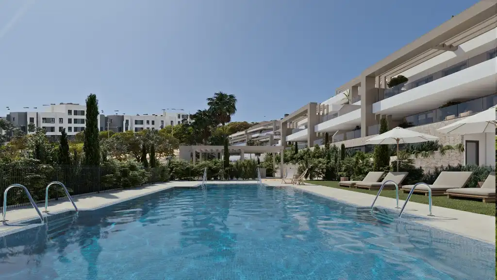 Apartamento con piscina en venta en Estepona Pueblo, imagen 16