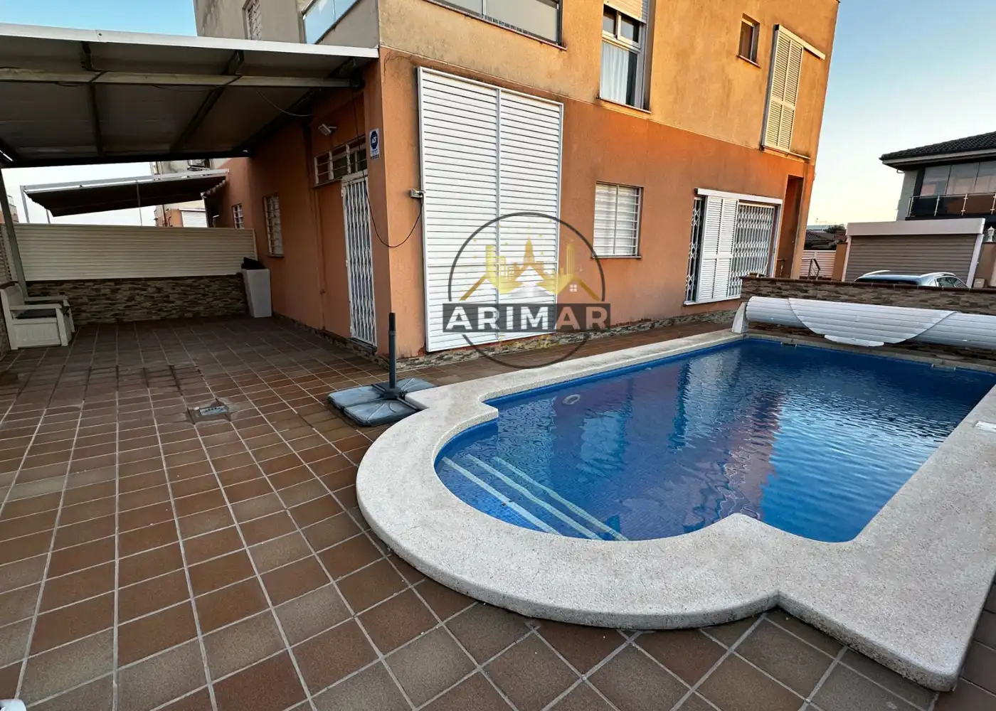 Swimming pool of Detached homes for sale in Burriana / Borriana  with Air Conditioner, Terrace and Swimming Pool