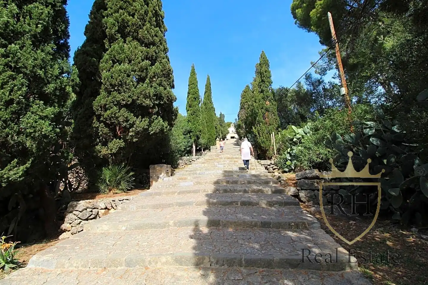 Vista exterior de Casa o xalet en venda en Pollença amb Aire condicionat, Jardí privat i Terrassa