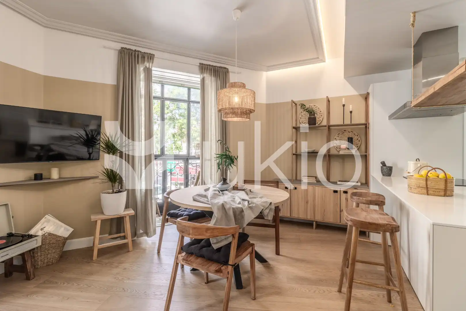 Mini appartamento con terrazza in affitto a Calle de Santa Engracia