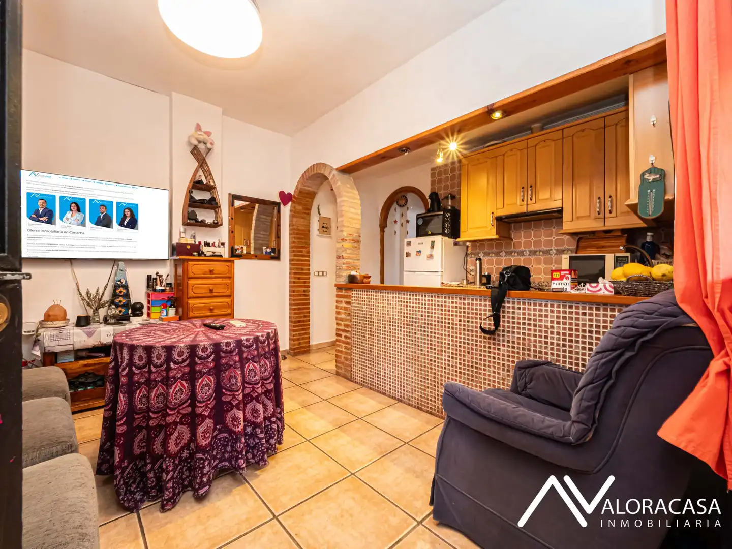 Kitchen of Flat for sale in Cártama  with Air Conditioner, Terrace and Furnished