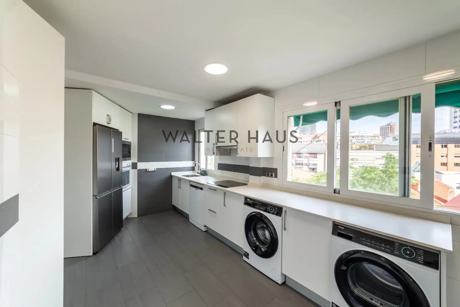 Cocina de Piso de alquiler en Madrid con Aire acondicionado, Calefacción y Terraza