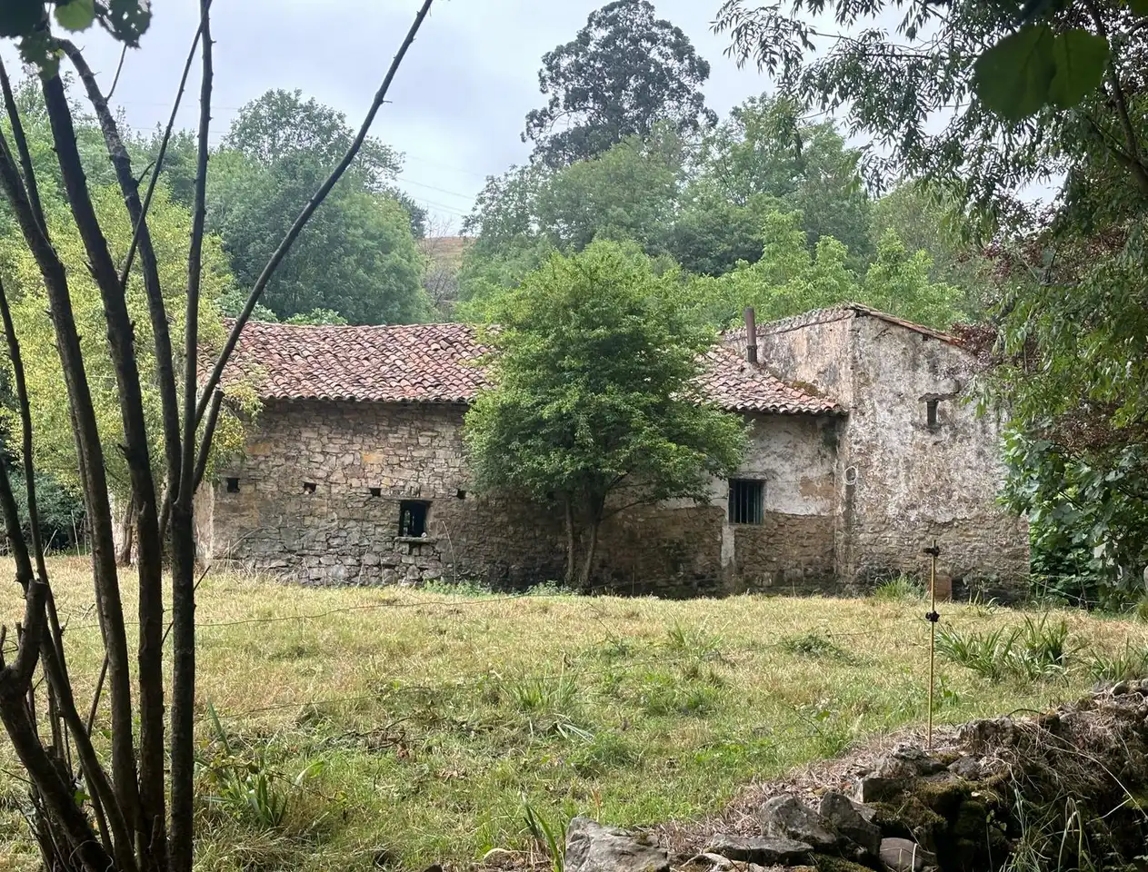 Vista exterior de Finca rústica en venda en Gijón  amb Jardí privat