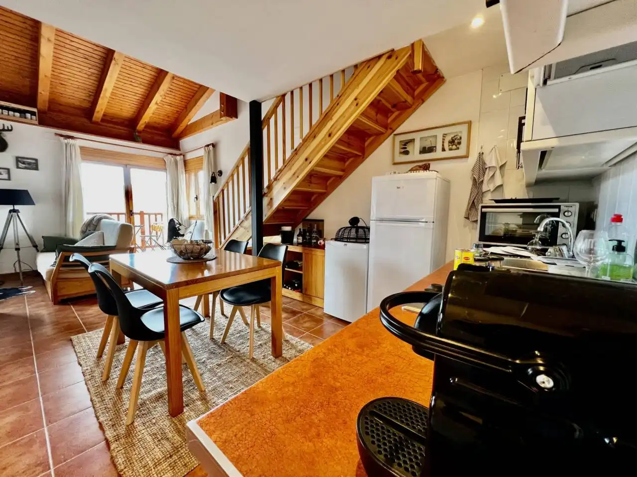 Cocina de Apartamento de alquiler en Alp con Calefacción, Terraza y Amueblado