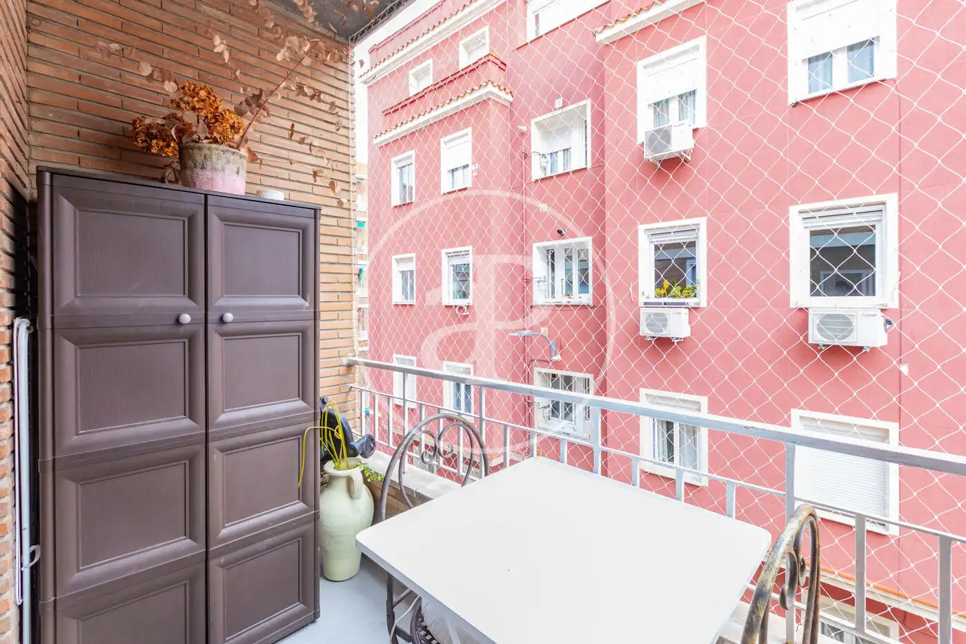 Balcony of Flat for sale in Madrid  with Air Conditioner, Heating and Terrace