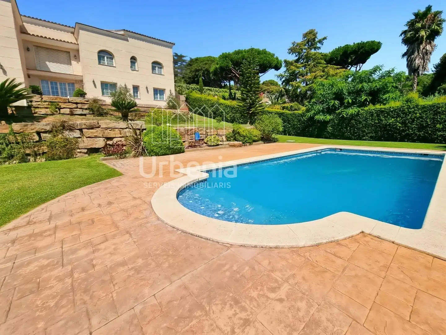 Swimming pool of Houses for sale in Sant Andreu de Llavaneres  with Air Conditioner, Heating and Swimming Pool