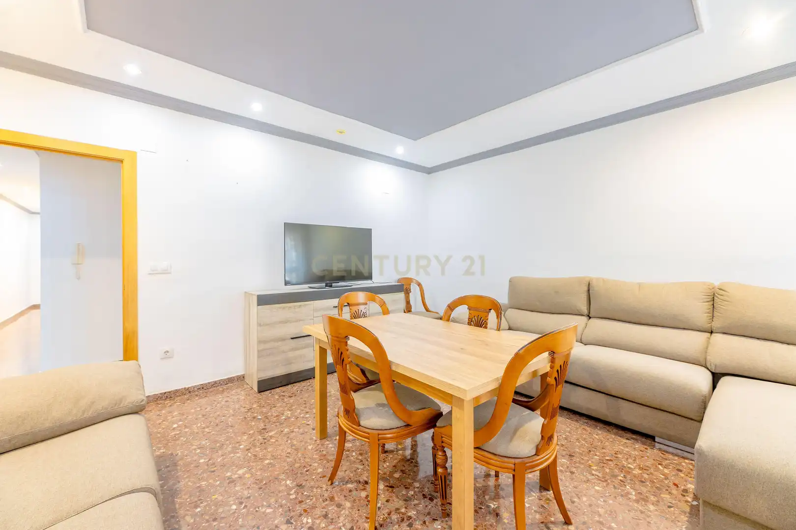 Sala de estar de Apartamento en venta en Camí Reial 