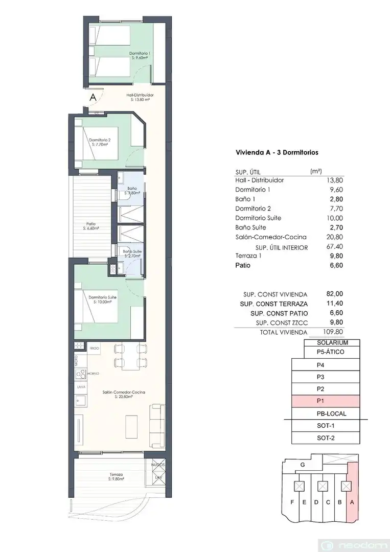 Flat with pool for sale in Playa del Cura, imagen 13