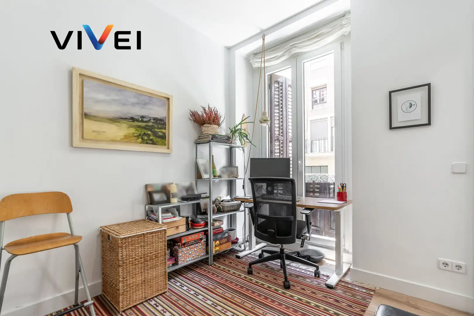 Bedroom of Flat for sale in Madrid  with Balcony