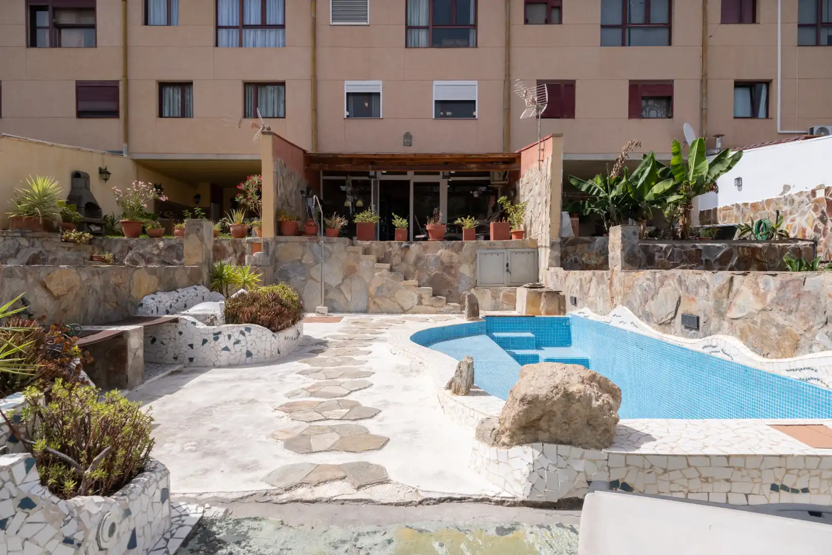 Piscina de Casa adosada en venda en Santa Brígida amb Jardí privat, Terrassa i Piscina