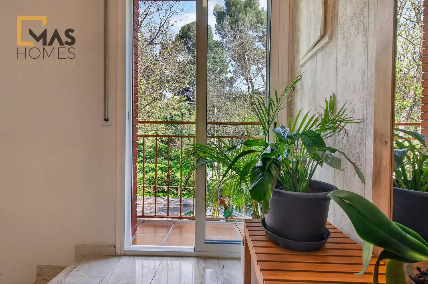 Balcony of Duplexes for sale in Sant Cugat del Vallès  with Air Conditioner, Heating and Private garden