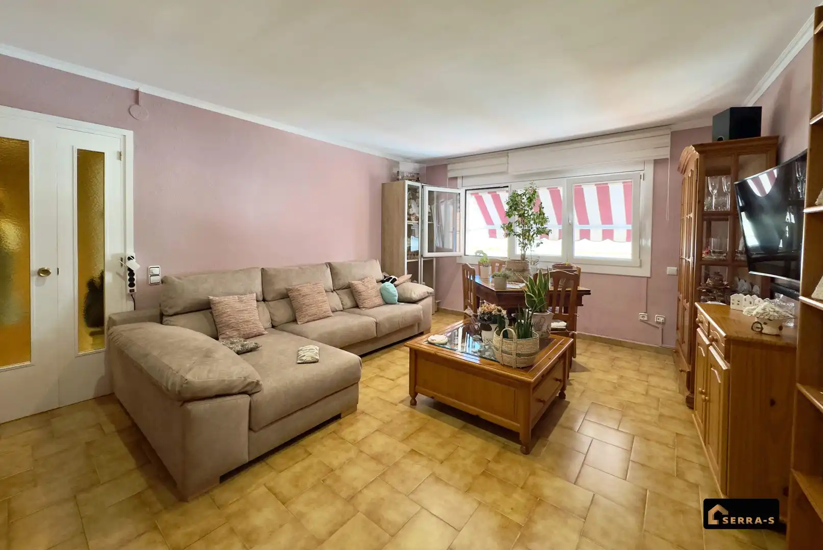 Wohnzimmer von Wohnung zum Verkauf in Malgrat de Mar mit Klimaanlage und Balkon