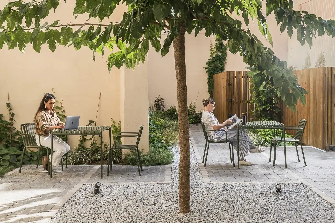 Terrace of Flat for rent in Barcelona  with Air Conditioner, Heating and Private garden