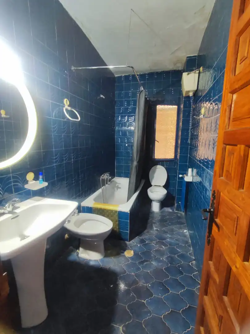 Bathroom of Flat for sale in Plasencia  with Heating, Terrace and Furnished