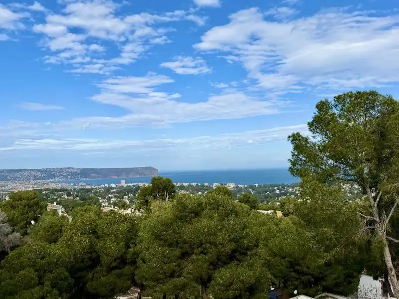 Vista exterior de Casa o chalet de alquiler en Jávea / Xàbia con Aire acondicionado, Calefacción y Jardín privado