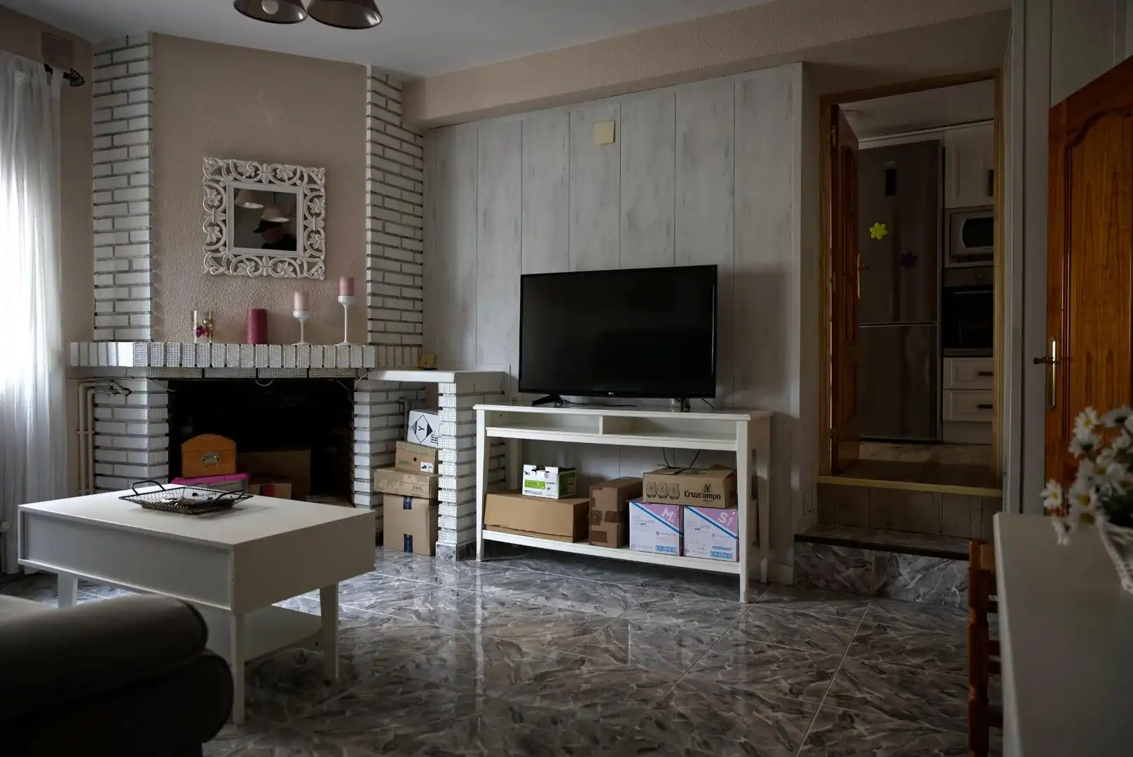 Sala d'estar de Casa o xalet en venda en Abenójar amb Aire condicionat, Calefacció i Terrassa