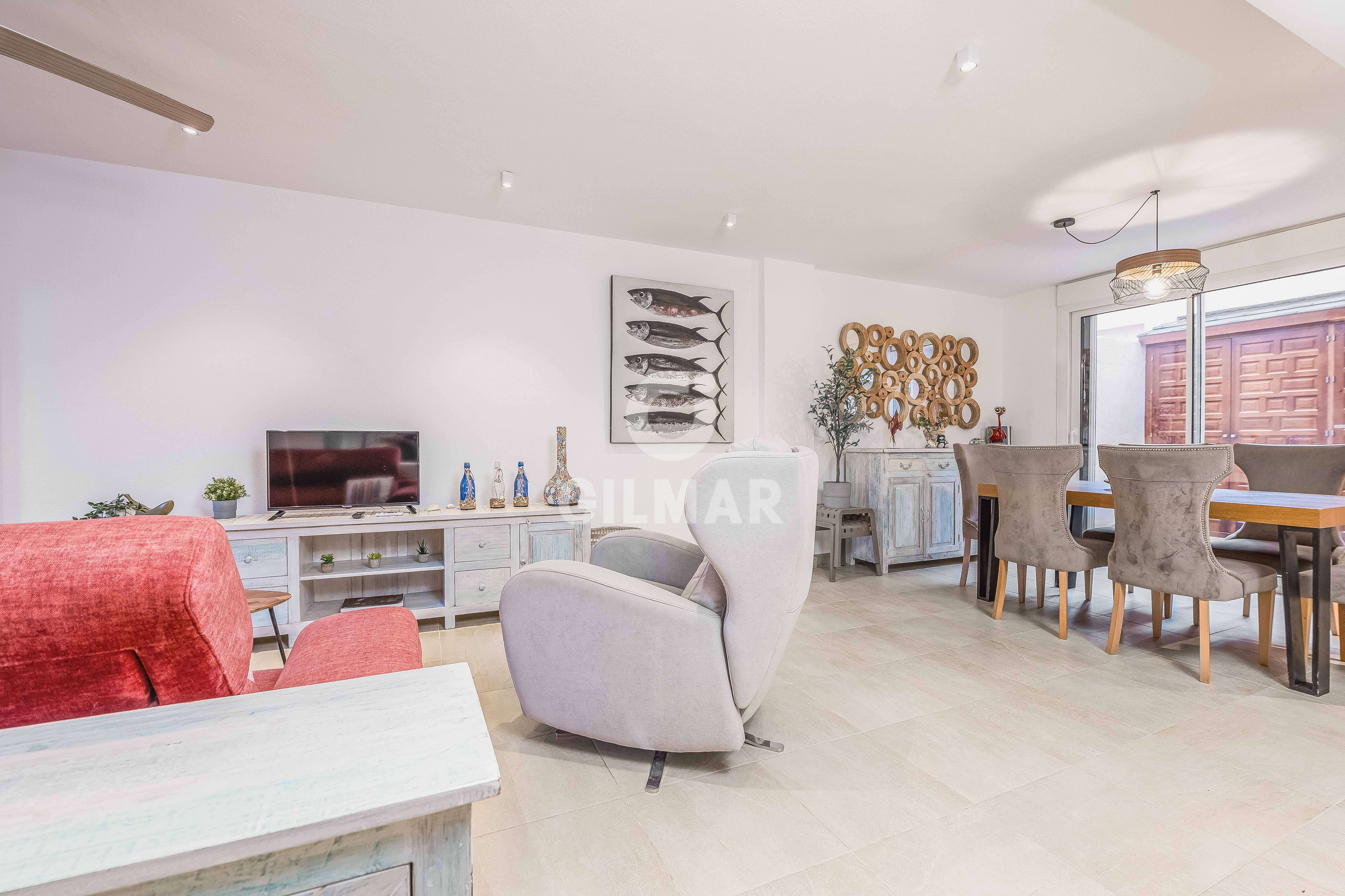 Living room of Single-family semi-detached for sale in Zahara de los Atunes  with Private garden and Swimming Pool