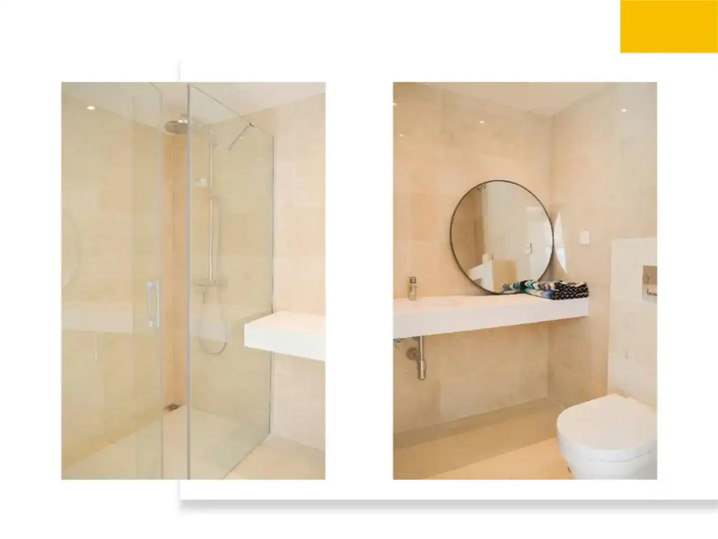 Badezimmer von Dachboden zum Verkauf in Marbella mit Klimaanlage, Schwimmbad und Balkon