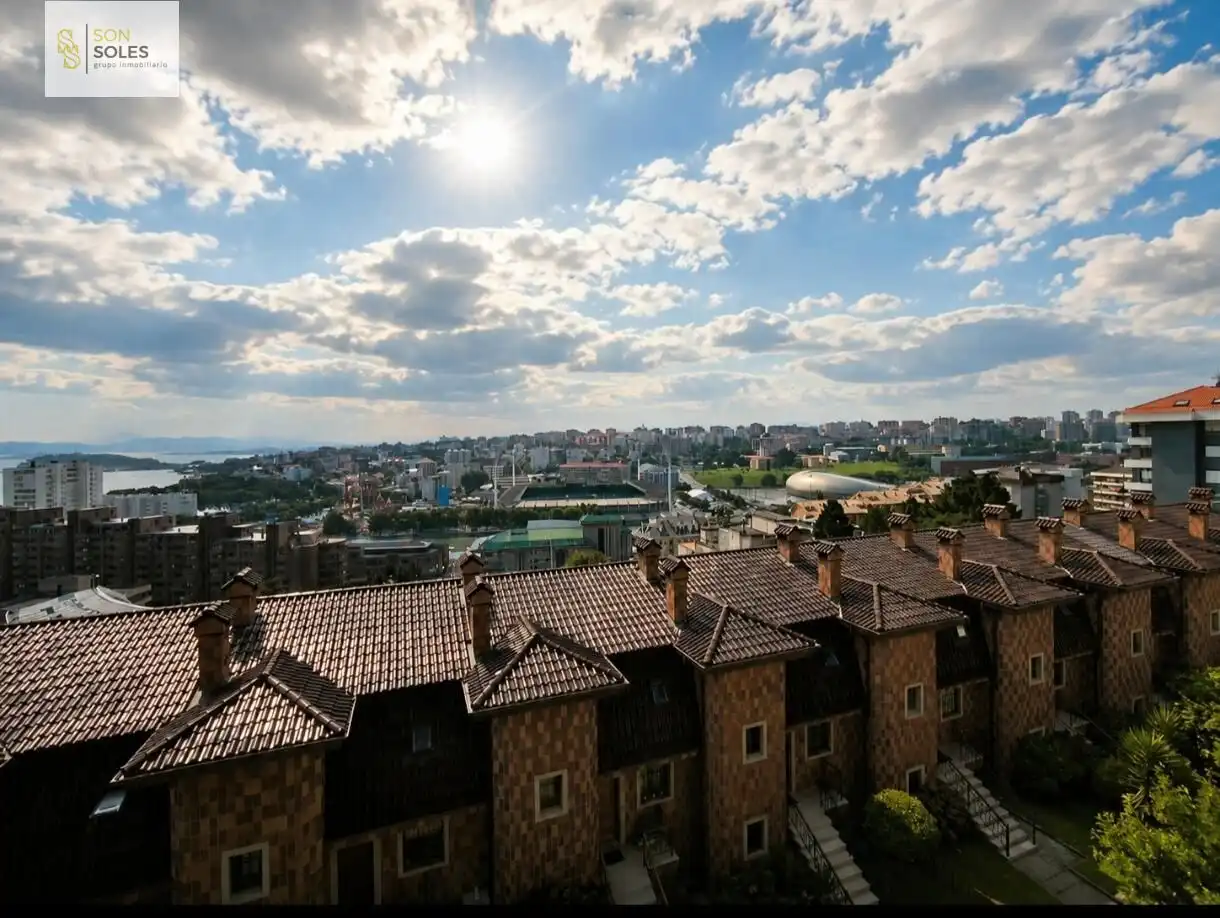 Exterior view of Flat for rent in Santander  with Heating, Parquet flooring and Terrace
