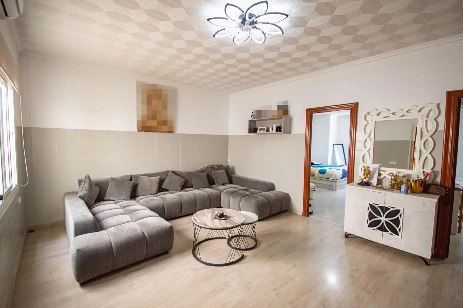 Wohnzimmer von Haus oder Chalet zum Verkauf in Elda mit Klimaanlage, Terrasse und Balkon