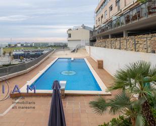 Swimming pool of Flat for sale in Santa Susanna  with Air Conditioner, Heating and Community pool