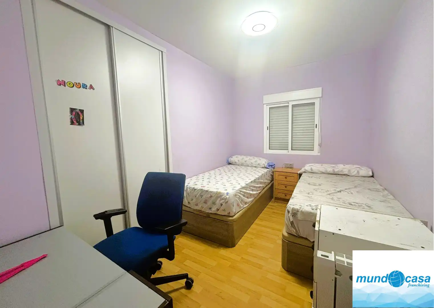 Schlafzimmer von Wohnung zum Verkauf in Pina de Ebro mit Parkett, Ofen und Waschmaschine