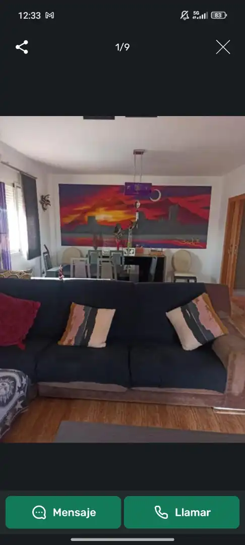 Sala de estar de Ático de alquiler en Cúllar Vega con Amueblado