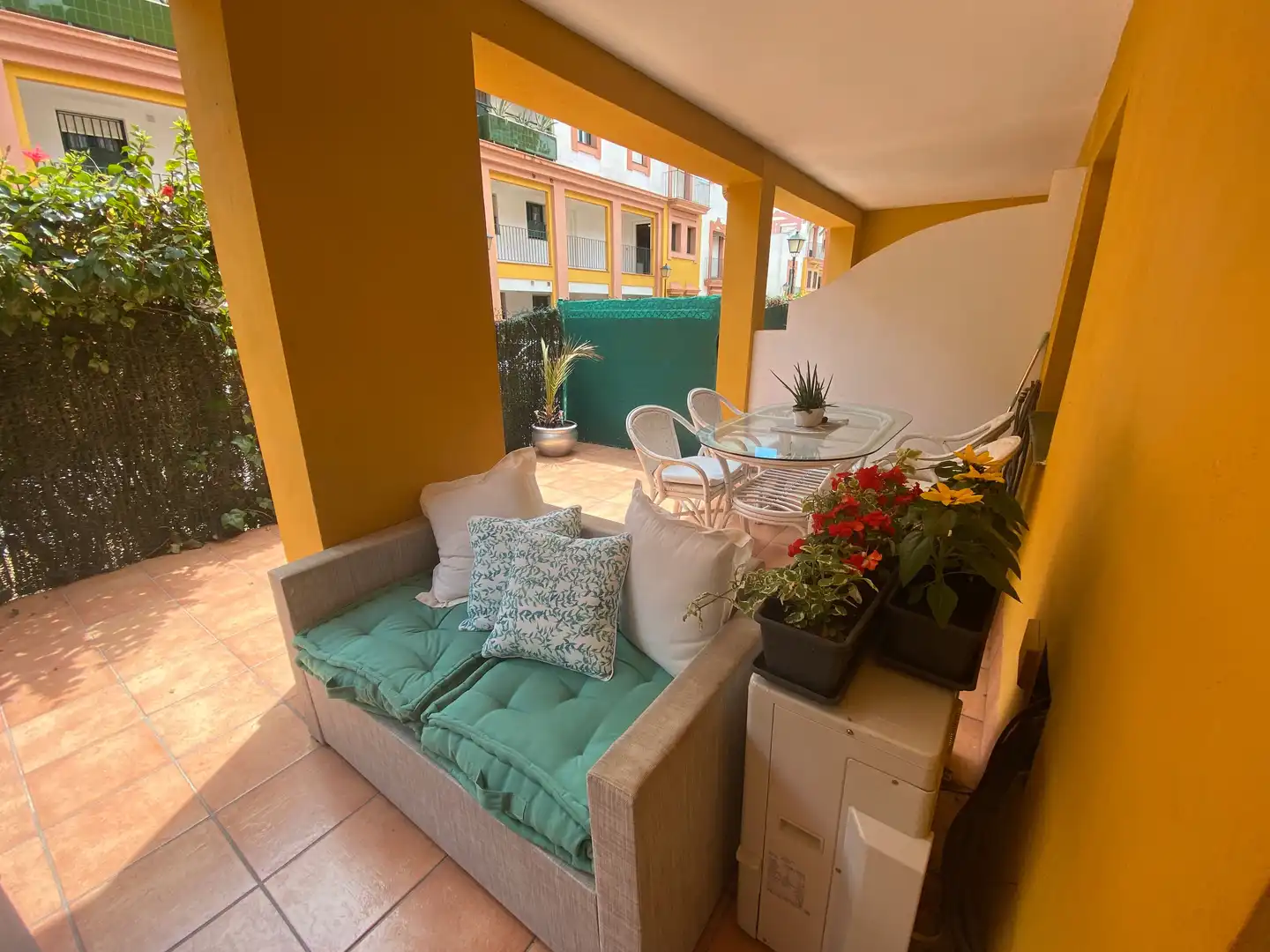 Terraza de Planta baja de alquiler en Estepona con Aire acondicionado, Calefacción y Terraza