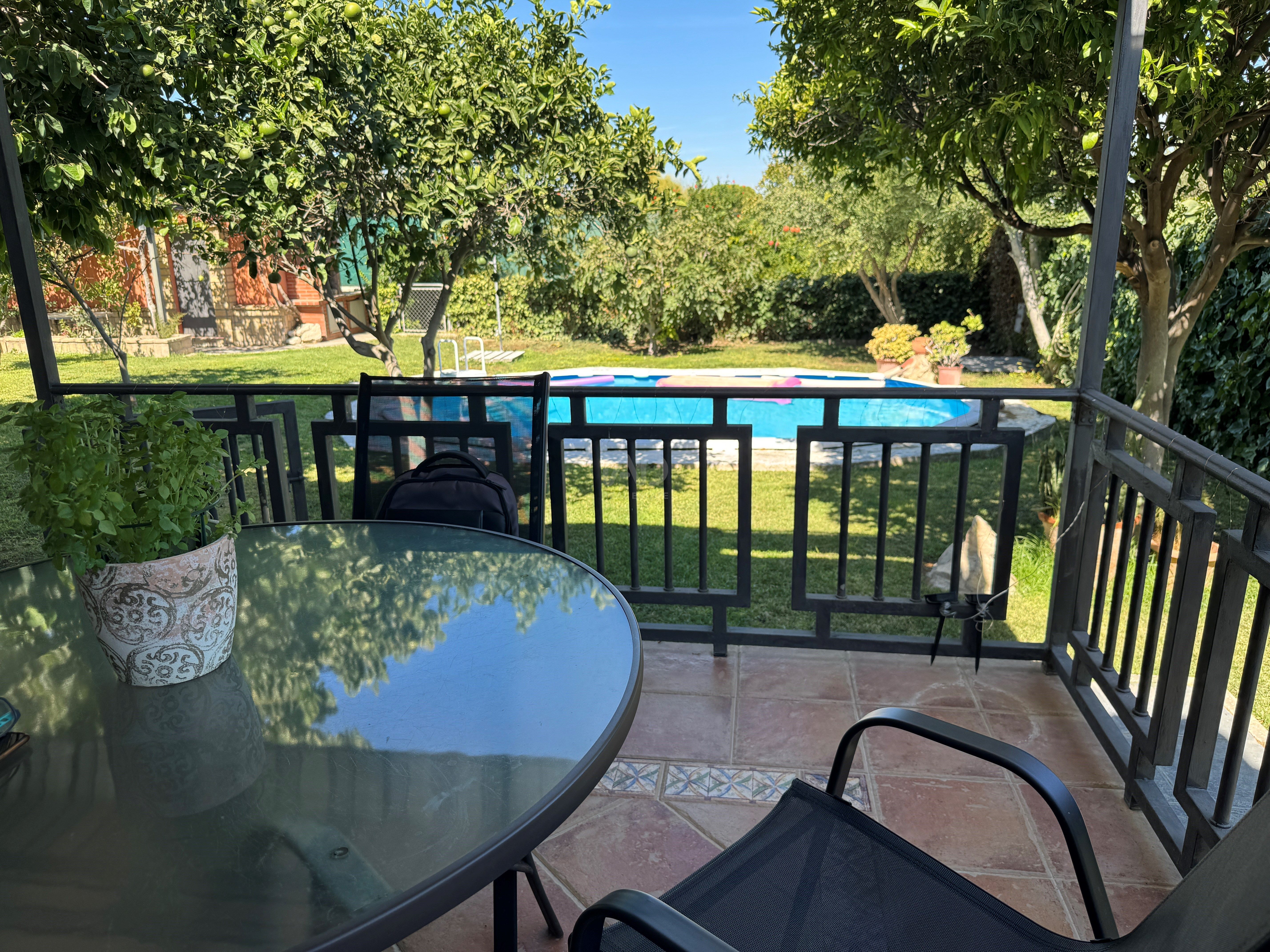 Jardí de Casa o xalet en venda en El Puerto de Santa María amb Aire condicionat, Calefacció i Piscina