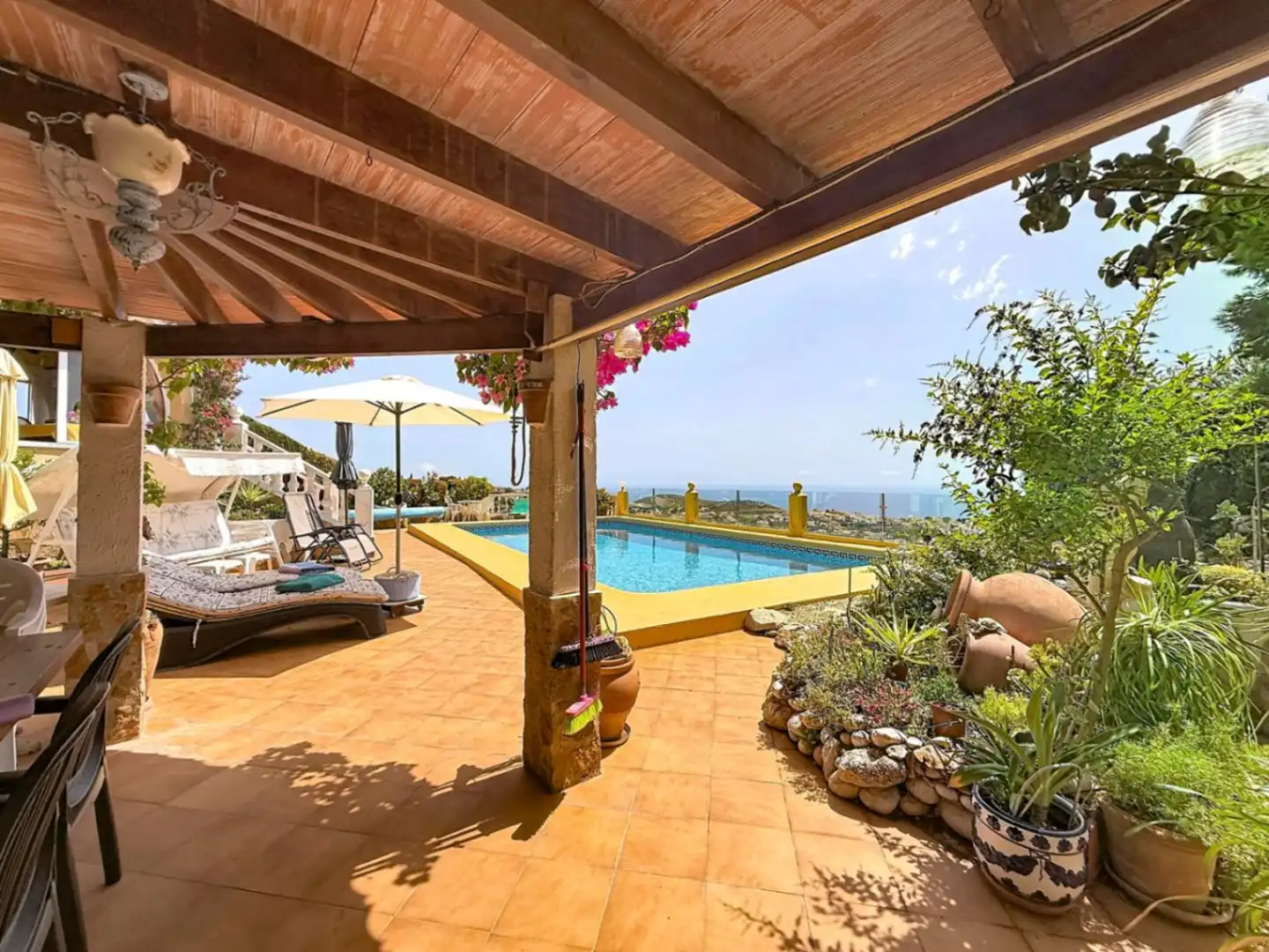 Terraza de Casa o chalet en venta en Benitachell / El Poble Nou de Benitatxell con Aire acondicionado, Calefacción y Jardín privado