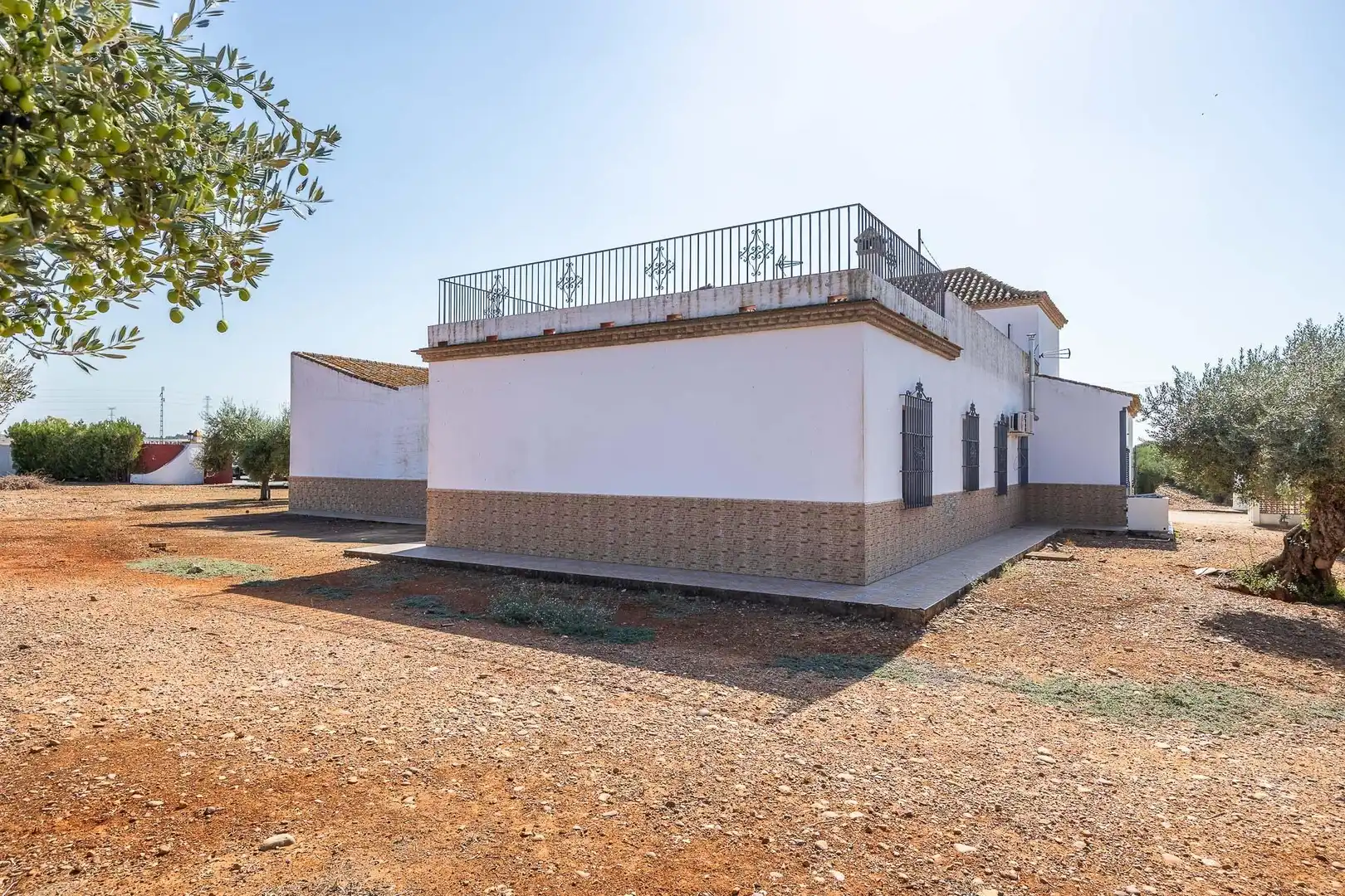 Vista exterior de Finca rústica en venta en Carmona con Calefacción, Jardín privado y Terraza