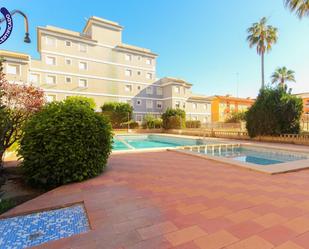 Swimming pool of Single-family semi-detached for sale in Sueca  with Heating, Private garden and Terrace