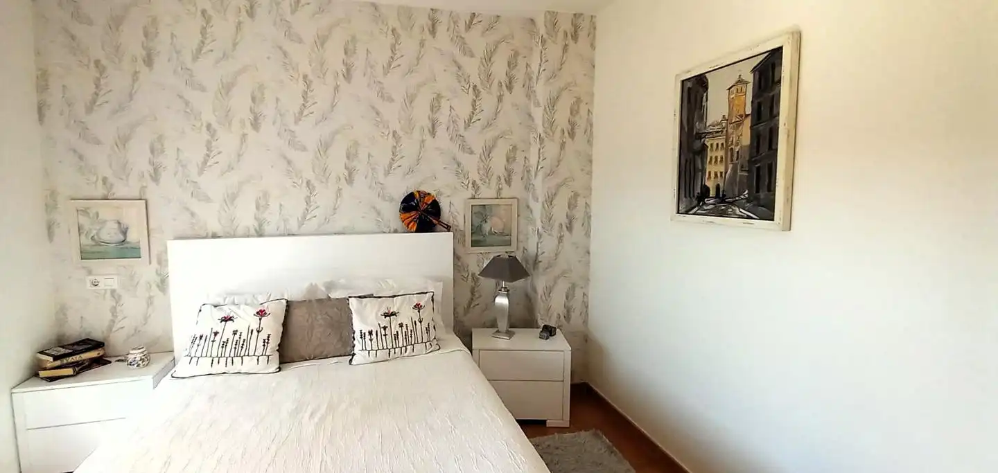 Bedroom of Flat for sale in Vera  with Air Conditioner, Terrace and Furnished