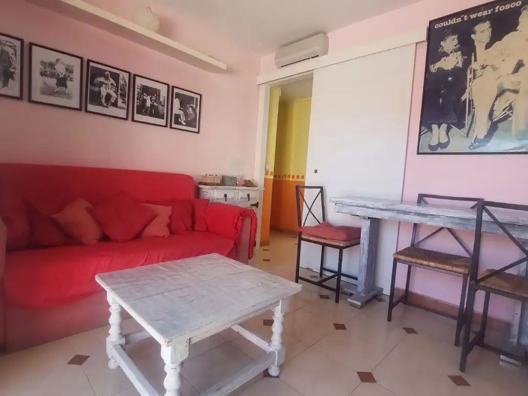 Living room of Flat for share in Alcobendas  with Heating, Terrace and Furnished