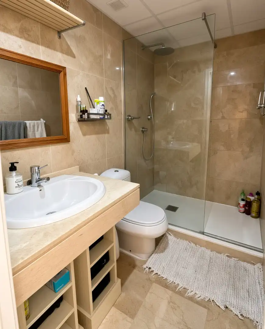 Bathroom of Attic for sale in Manilva  with Air Conditioner, Terrace and Storage room