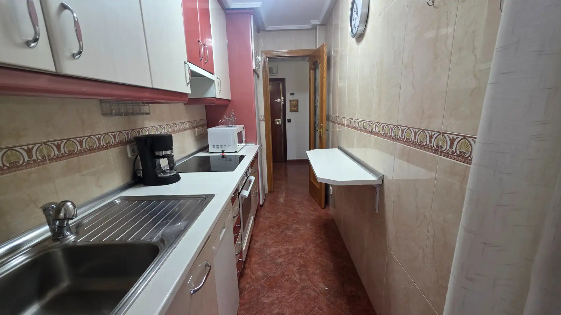 Kitchen of Flat for sale in Madrid  with Parquet flooring and Terrace