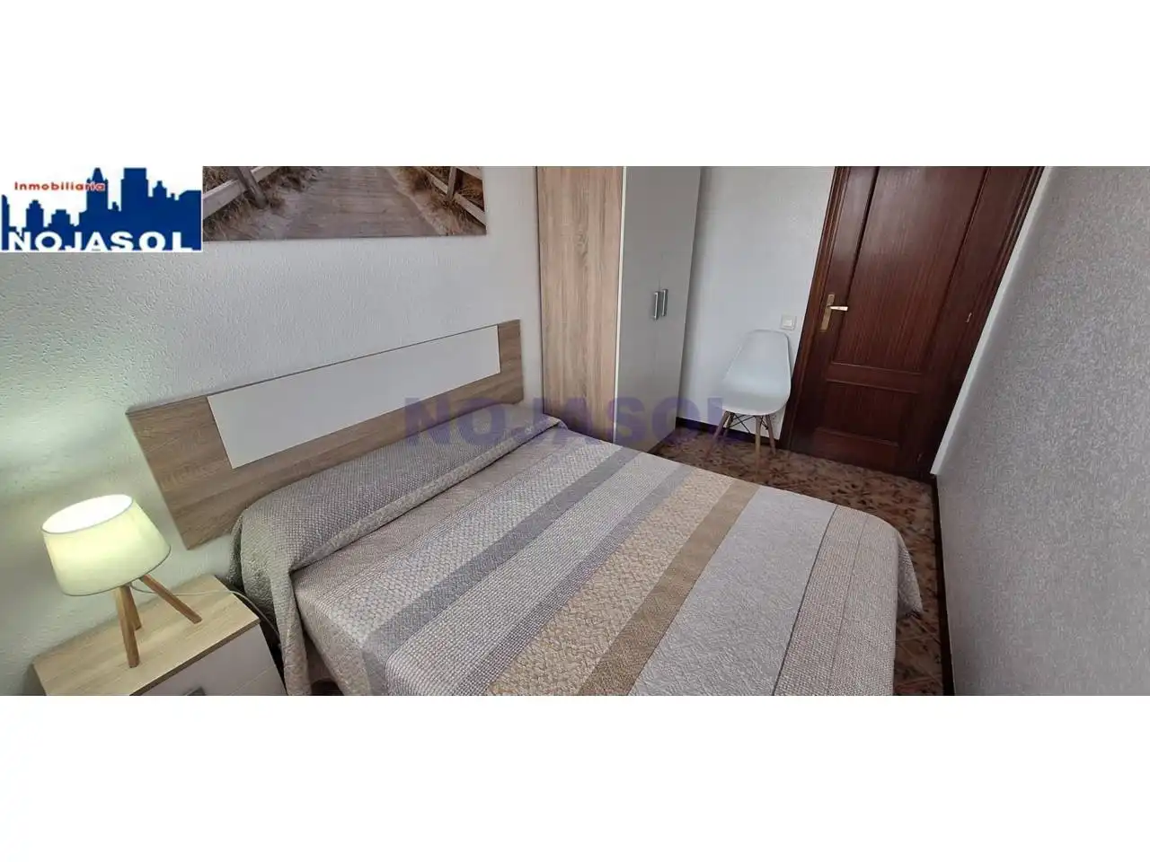 Schlafzimmer von Wohnung zur Miete in Noja mit Heizung, Terrasse und Möbliert