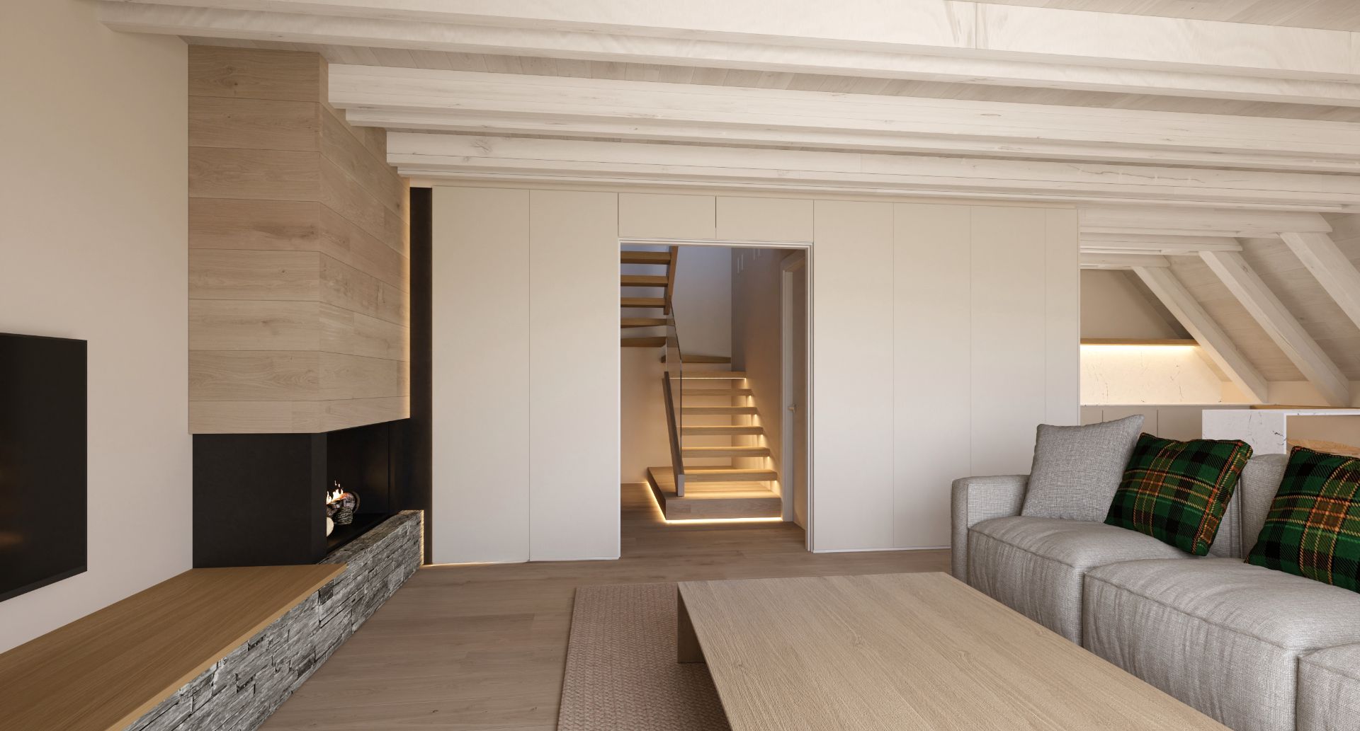 Living room of Flat for sale in Vielha e Mijaran  with Parquet flooring, Storage room and Oven