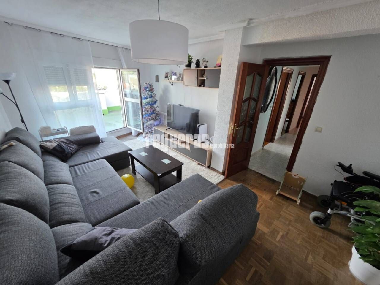 Living room of Attic for sale in Avilés  with Heating, Parquet flooring and Terrace